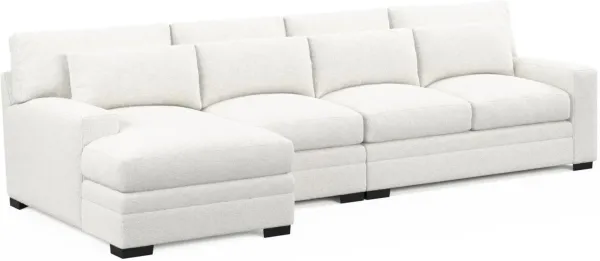 Boston Foam Comfort Sectional - Blimey Cloud