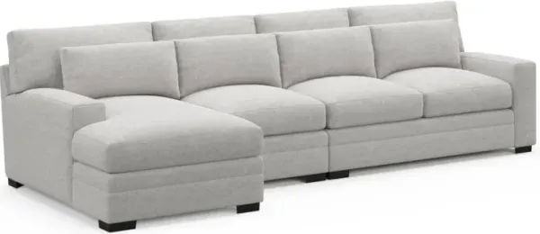 Boston Foam Comfort Sectional - Adario Fog