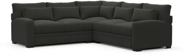 Boston Foam Comfort Sectional - Liv Onyx