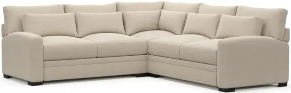 Boston Foam Comfort Sectional - Basker Antique