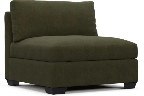 Beckham Foam Comfort Armless Chair - Marina Moss