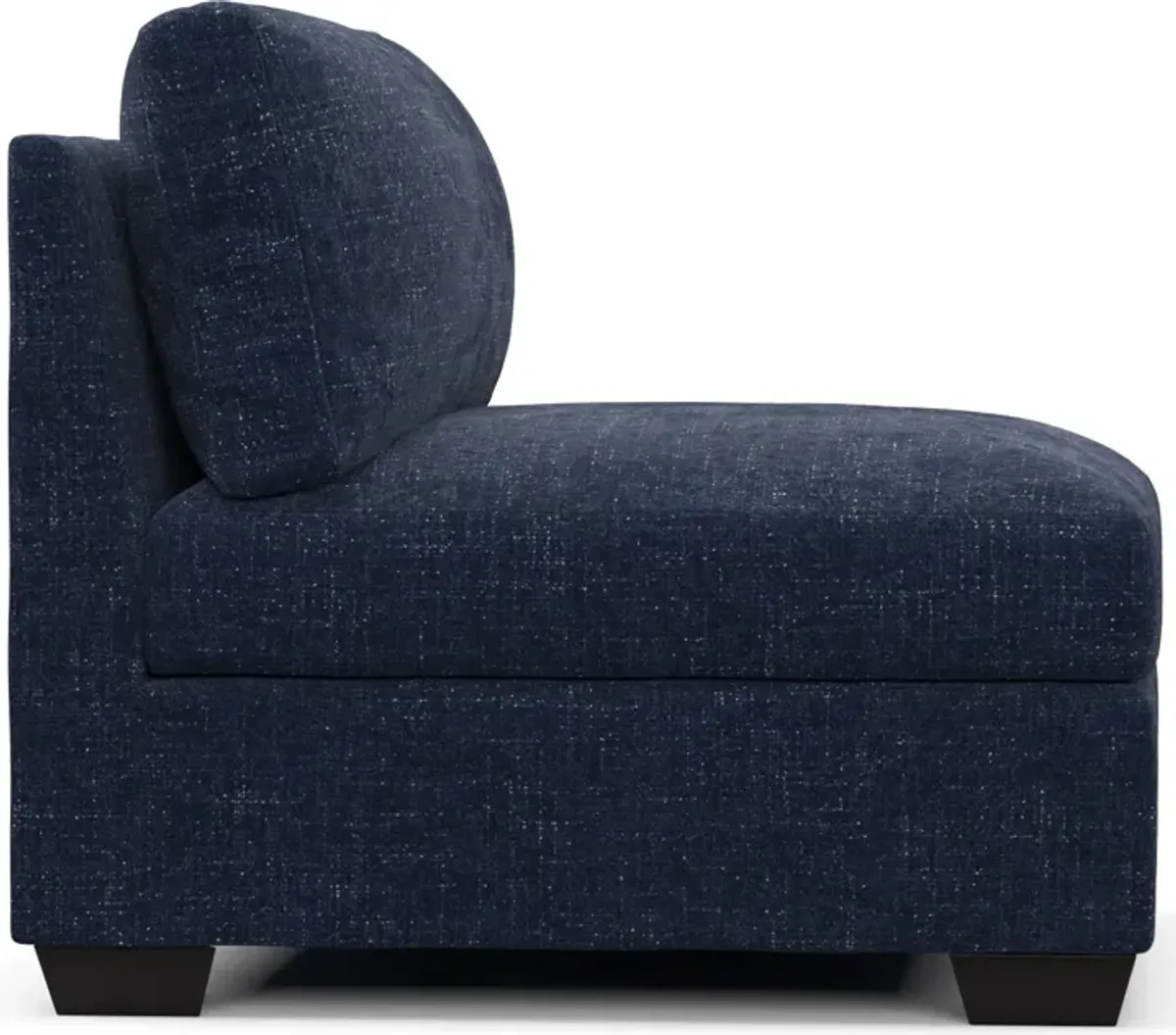 Beckham Foam Comfort Armless Chair - Sundar Navy