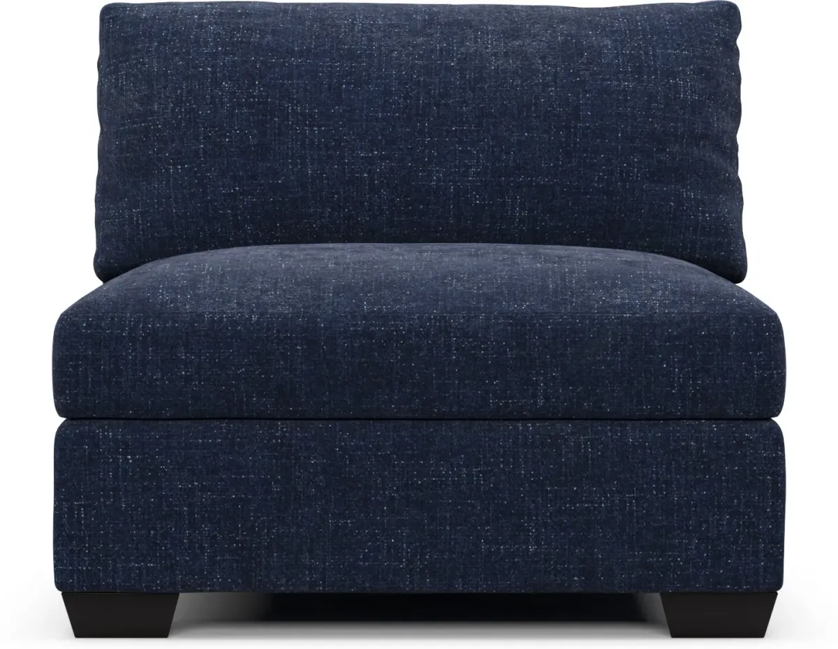 Beckham Foam Comfort Armless Chair - Sundar Navy
