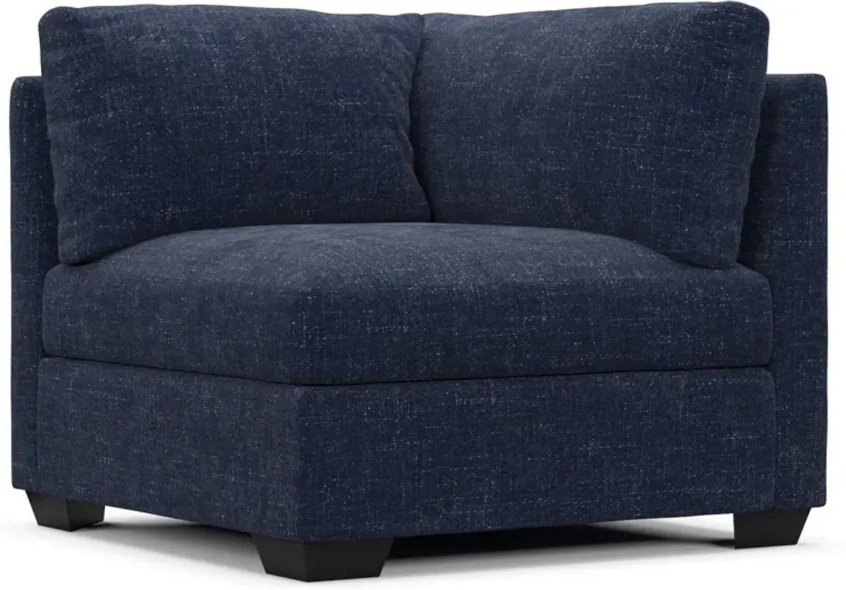 Beckham Foam Comfort Corner Chair - Sundar Navy