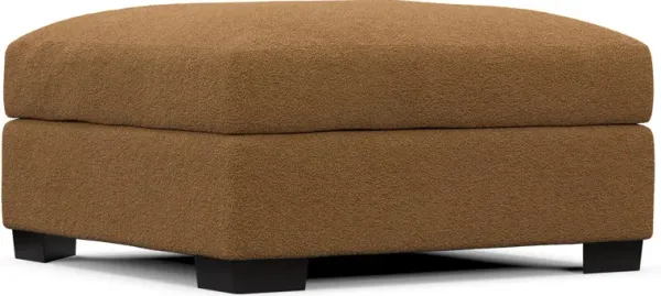 Beckham Foam Comfort Ottoman - Nora Camel