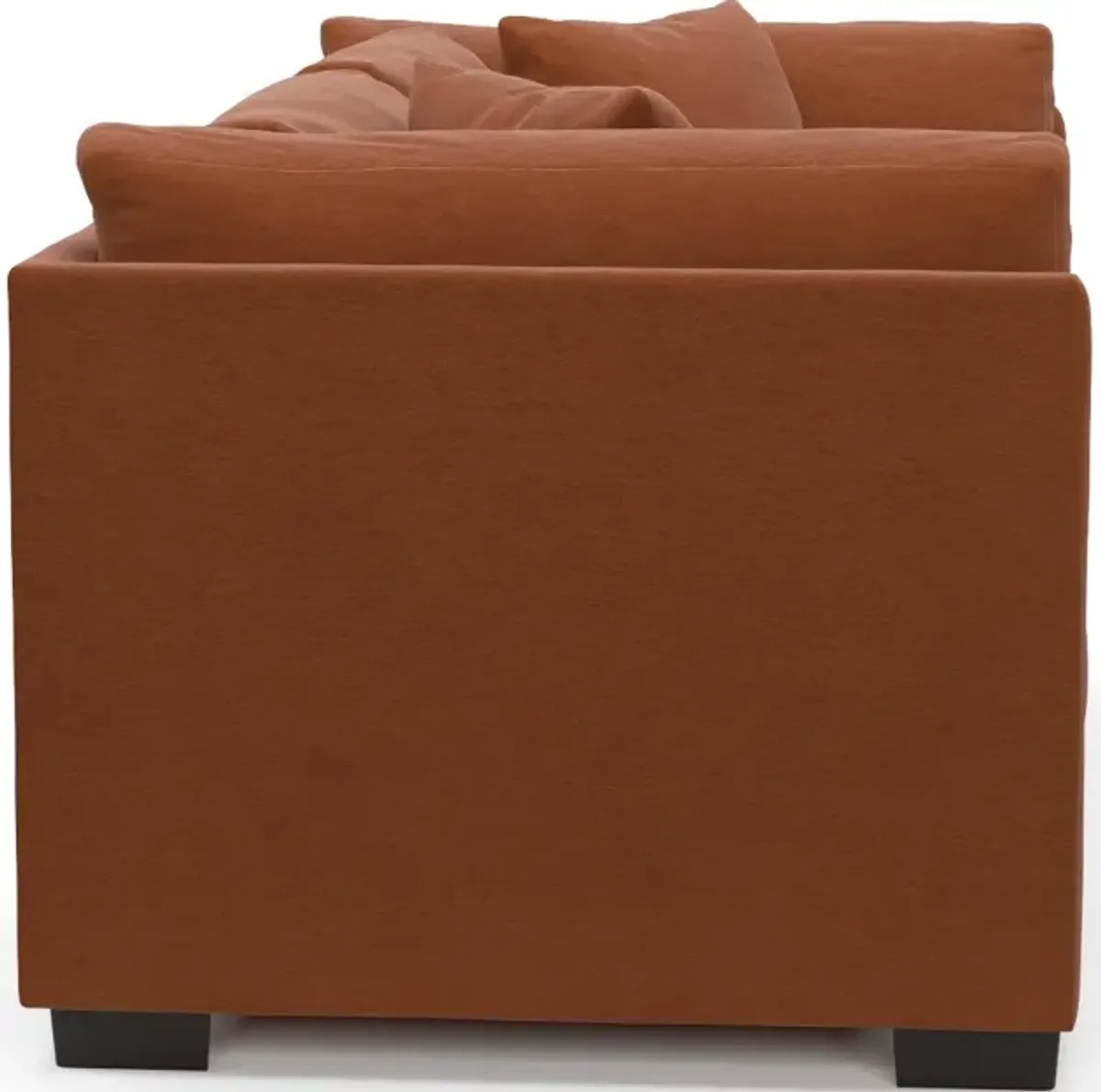 Beckham 2-Piece Foam Comfort Sofa - Merrimac Brick