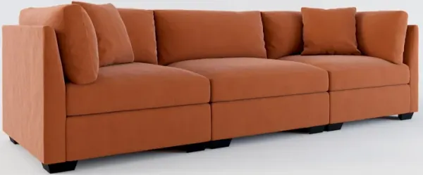 Beckham 3-Piece Foam Comfort Sofa - Merrimac Brick