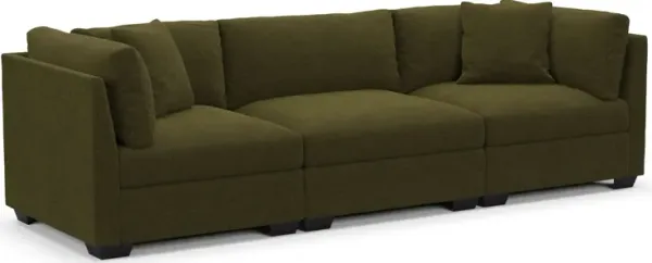 Beckham Foam Comfort Sofa - Midcentury Peat