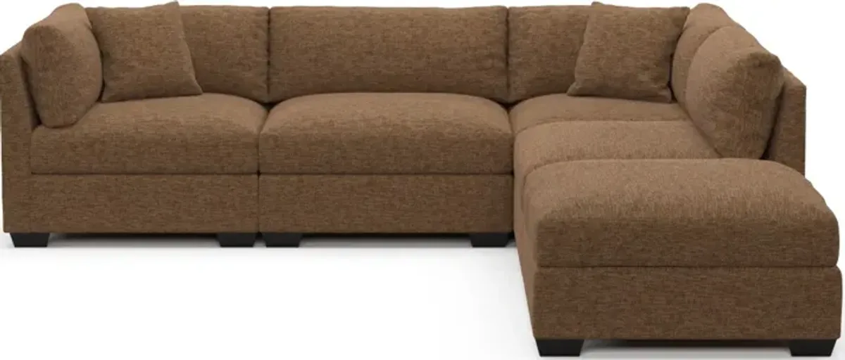 Beckham Foam Comfort Sectional - Balvi Truffle