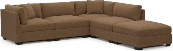 Beckham Foam Comfort Sectional - Balvi Truffle