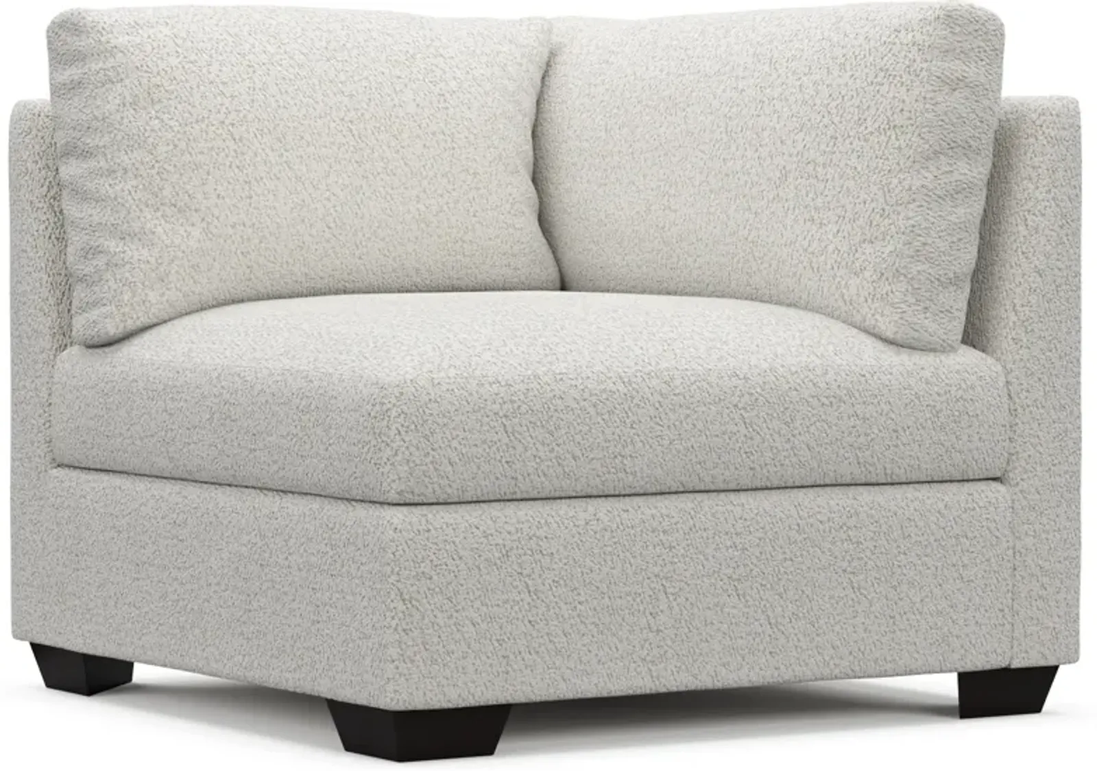 Beckham Hybrid Comfort Corner Chair - River Rock Ivory