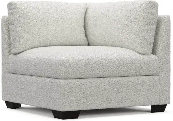 Beckham Hybrid Comfort Corner Chair - River Rock Ivory