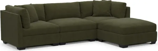 Beckham Hybrid Comfort Sectional - Marina Moss
