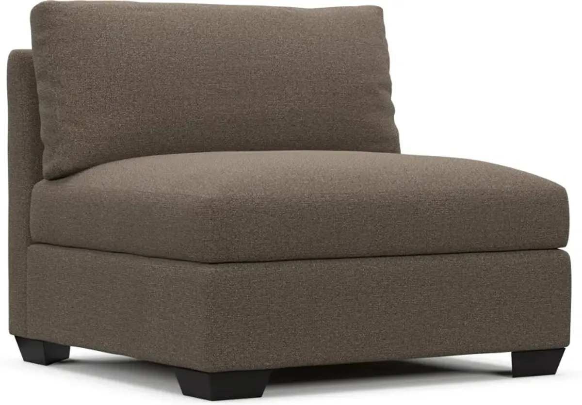 Beckham Foam Comfort Armless Chair - Liv Umber