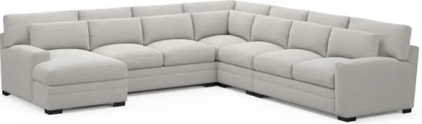 Boston Foam Comfort Sectional - Basker Dove