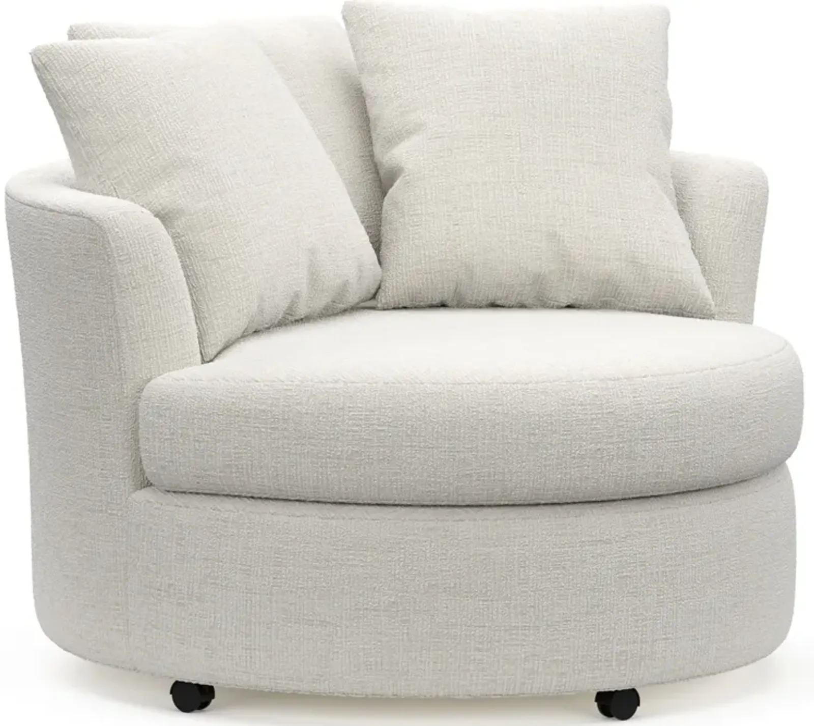 Orren Swivel Accent Chair - Bantu Pearl