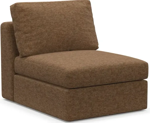 Collin Foam Comfort Armless Chair - Balvi Truffle