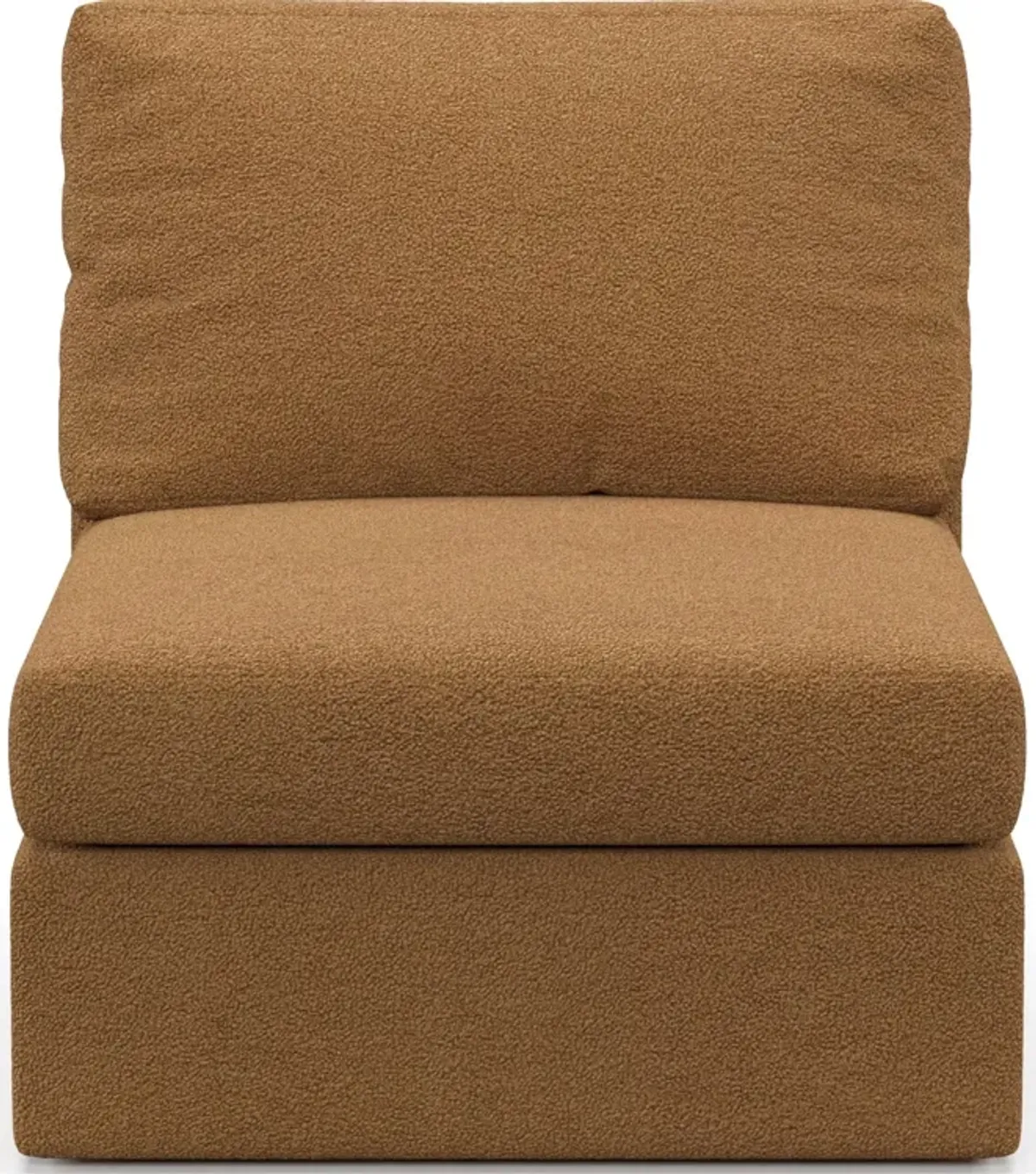Collin Foam Comfort Armless Chair - Nora Camel