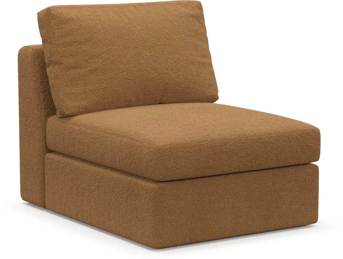 Collin Foam Comfort Armless Chair - Nora Camel