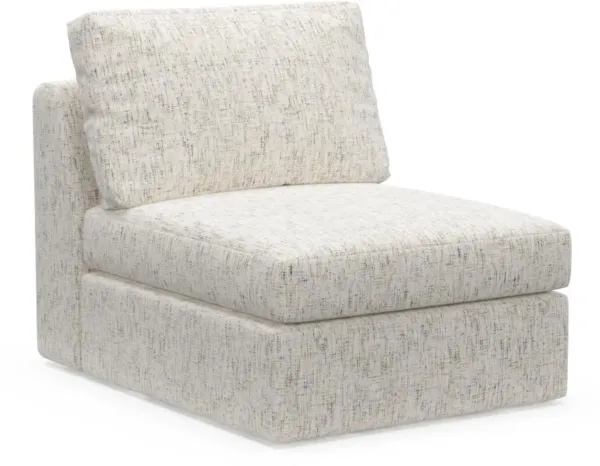 Collin Foam Comfort Armless Chair - Haley Oyster