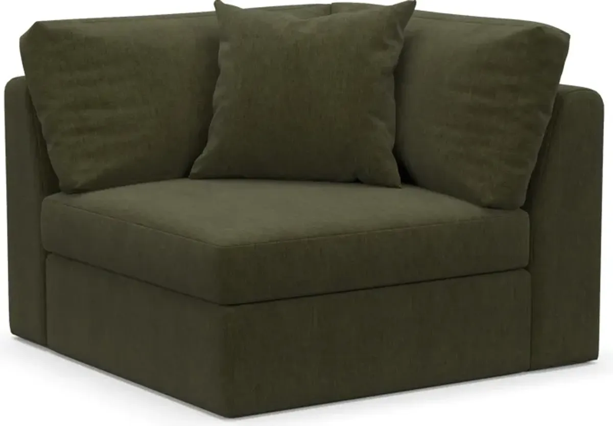 Collin Foam Comfort Corner Chair - Marina Moss