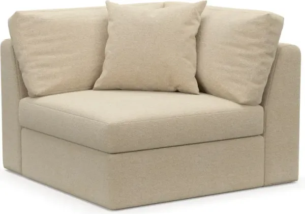 Collin Foam Comfort Corner Chair - Midcentury Sand