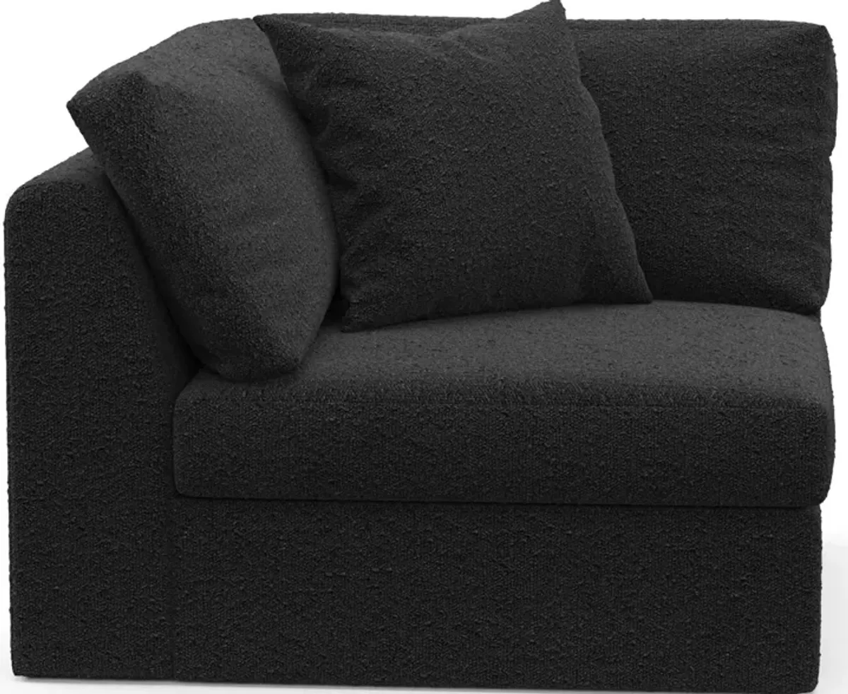Collin Hybrid Comfort Corner Chair - Bloke Obsidian