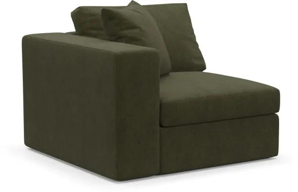 Collin Foam Comfort Left Arm Facing Chair - Marina Moss