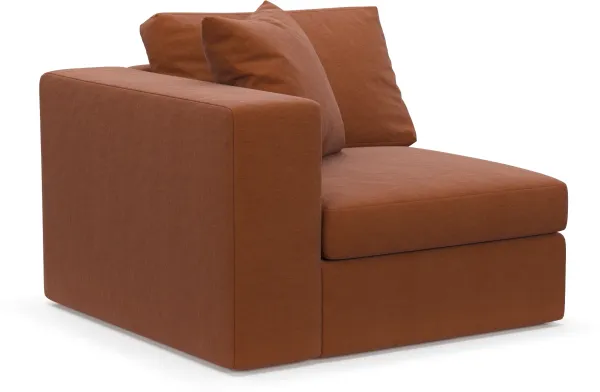 Collin Hybrid Comfort Left-Facing Chair - Merrimac Brick