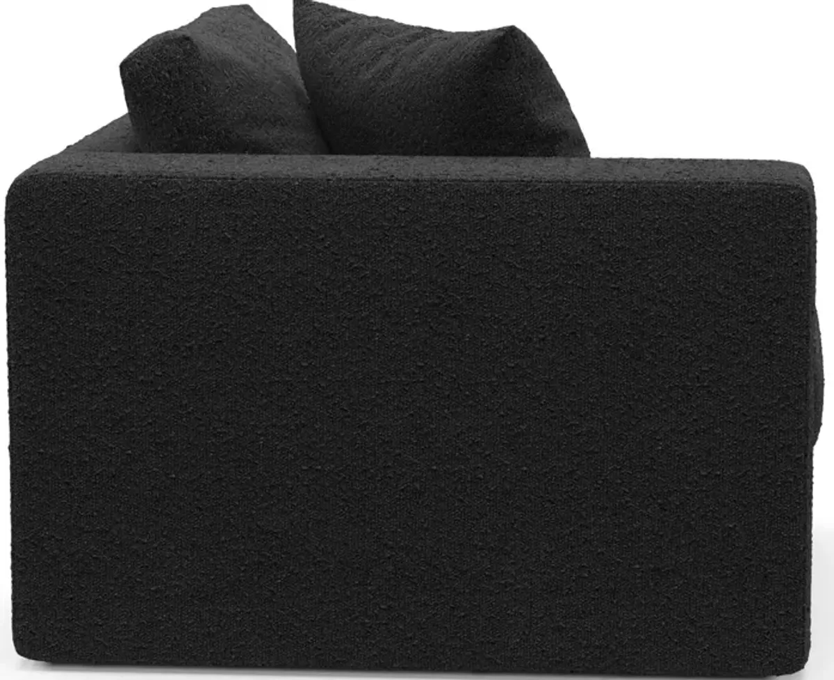 Collin Hybrid Comfort Left-Facing Chair - Bloke Obsidian
