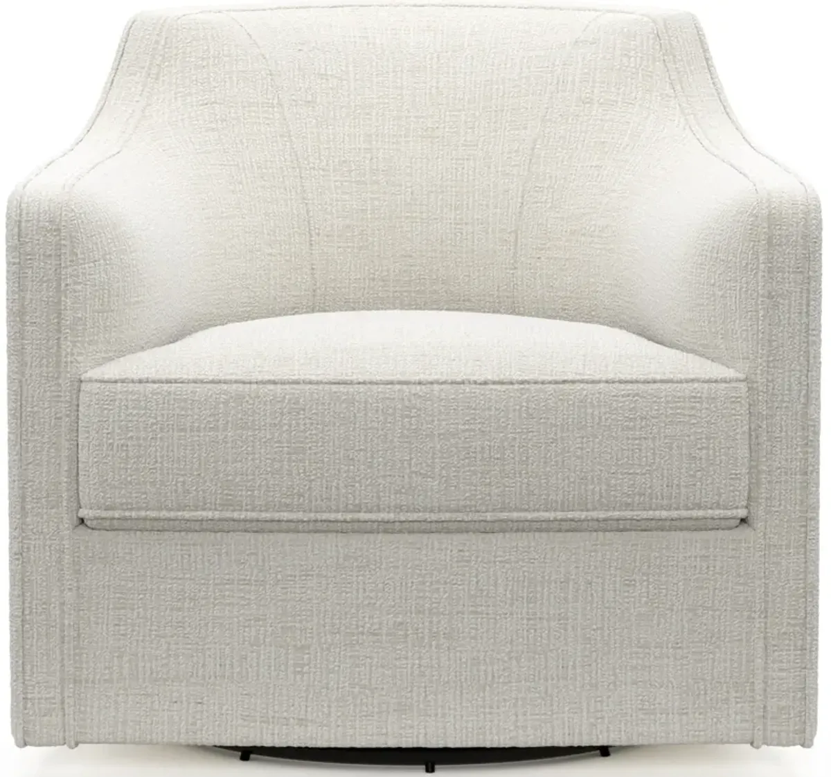 Tegan Accent Swivel Chair - Bantu Pearl