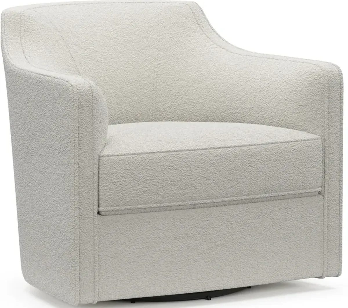 Tegan  Swivel Chair - Texel Gray