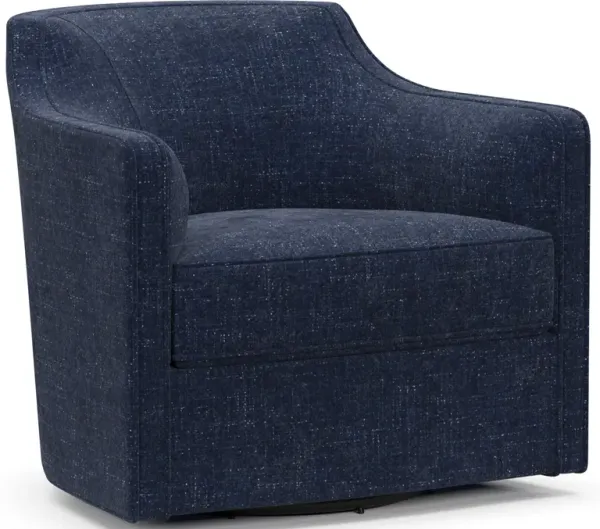 Tegan Accent Swivel Chair - Sundar Navy