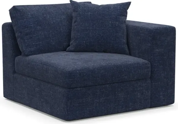 Collin Foam Comfort Right Arm Facing Chair - Sundar Navy