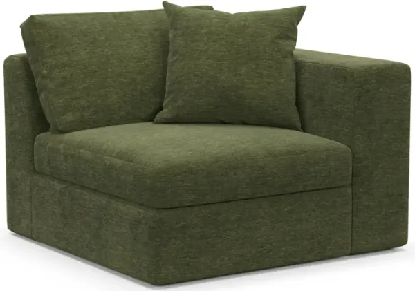 Collin Foam Comfort Right Arm Facing Chair - Luscious Green