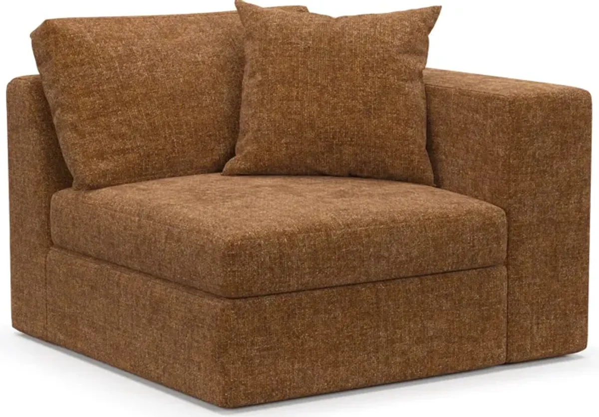 Collin Hybrid Comfort Right Arm Facing Chair - Sundar Spice