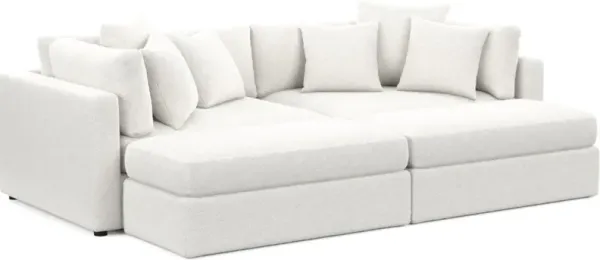 Sasha Foam Comfort Sectional - Blimey Cloud