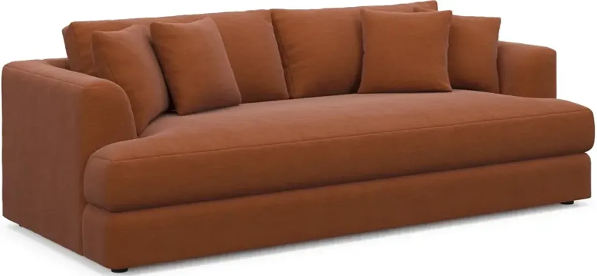 Ridley Foam Comfort Sofa, Loveseat, and Chair - Merrimac Brick