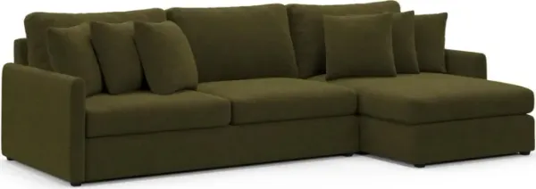 Jaden Foam Comfort Sectional - Midcentury Peat