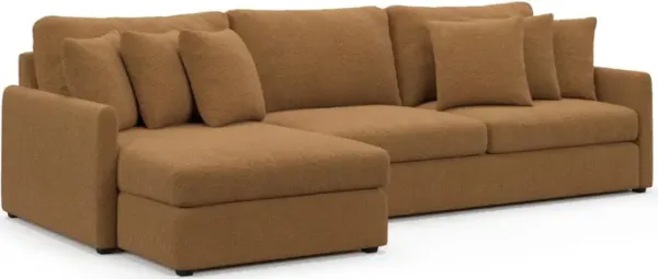 Jaden Hybrid Comfort Sectional - Nora Camel