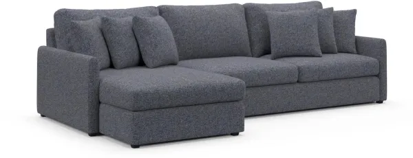 Jaden Hybrid Comfort Sectional - Haley Navy