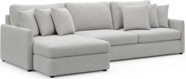 Jaden Foam Comfort Sectional - Adario Fog