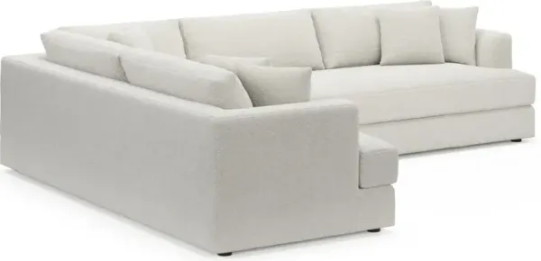 Ridley Hybrid Comfort Sectional - Texel Gray