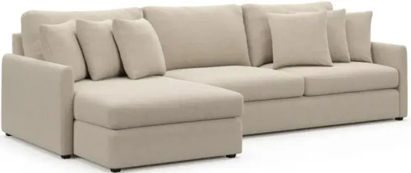 Jaden Hybrid Comfort Sectional - Basker Antique