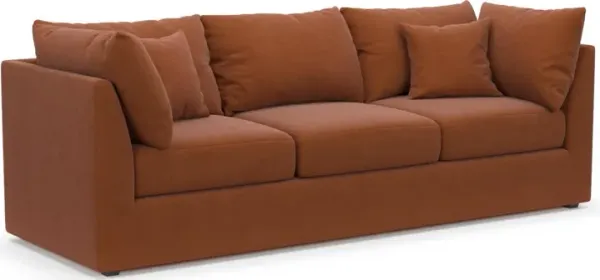 The Pitt Foam Comfort Sofa - Merrimac Brick