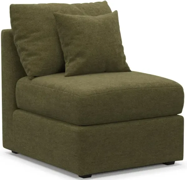 The Pitt Foam Comfort Armless Chair - Expedition Olive