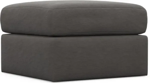 The Pitt Foam Comfort Ottoman - Merrimac Ash