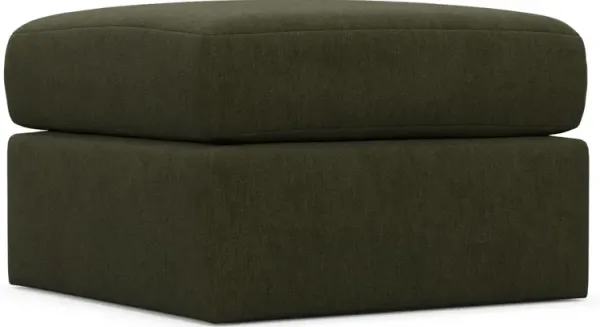 The Pitt Foam Comfort Ottoman - Marina Moss