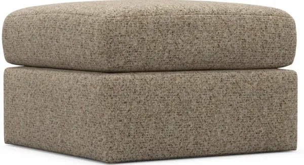 The Pitt Foam Comfort Ottoman - Haley Sand