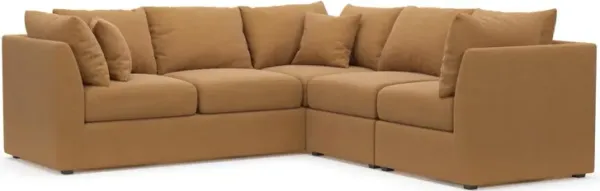 The Pitt Foam Comfort Sectional - Merrimac Topaz